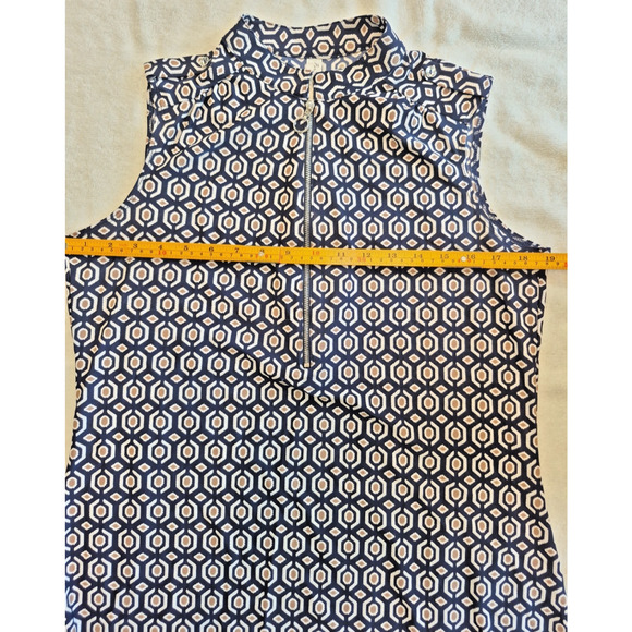 PerSeption Concept Multicolor Geometric Sleeveless Blouse – Size Large - Picture 7 of 8